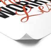 Gebet mehr Sorge weniger, Christin Poster (Ecke)