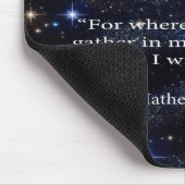 Gebet Mousepad (Ecke)