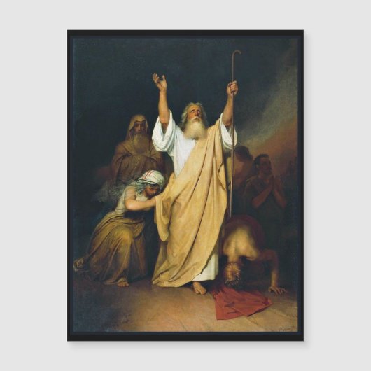 Gebet nach dem Roten Meer Magnetkarte (Vorderseite)