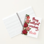 Gebet ohne Einstellung Notizblock (Innenseite)