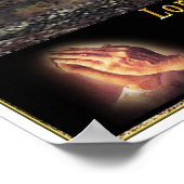 Gebet-Poster Poster (Ecke)