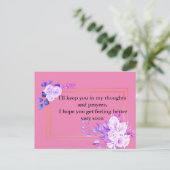 Gebet Postkarte (Stehend Vorderseite)