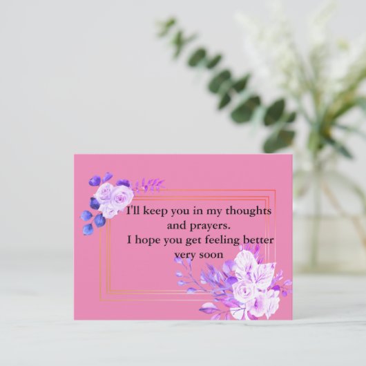 Gebet Postkarte (Stehend Vorderseite)