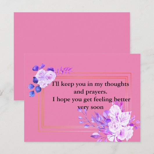 Gebet Postkarte (Vorne/Hinten)