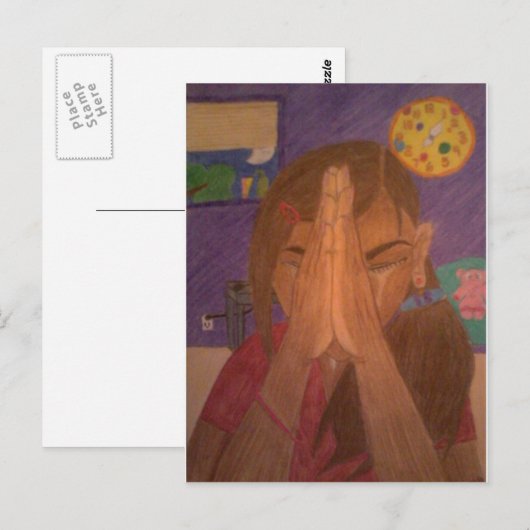 Gebet Postkarte (Vorne/Hinten)