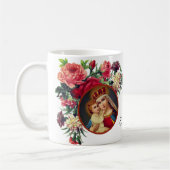 Gebet Rosen-religiöses Jungfrau-Marys Jesus Kaffeetasse (Links)