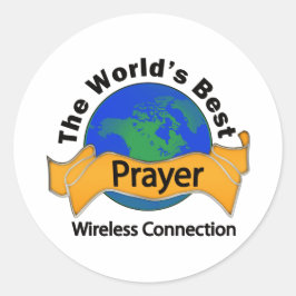 Gebet Runder Aufkleber