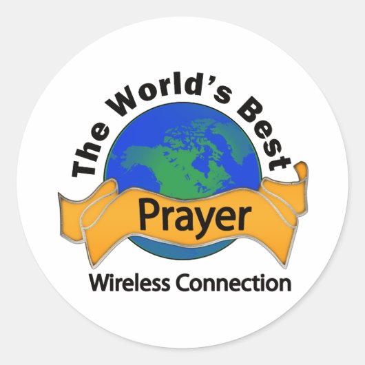 Gebet Runder Aufkleber (Vorderseite)