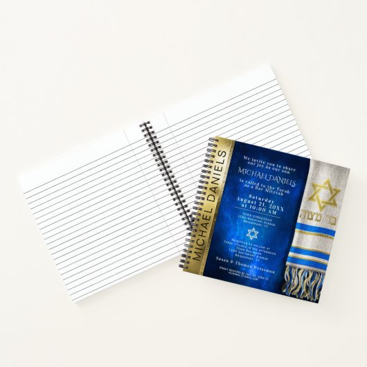 Gebet Shawl Artwork 3 Ring Binder Notizblock (Innenseite)