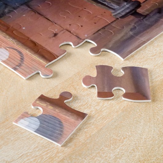 Gebet-Spinnrad - Bhutan, Himalaya, Asien Puzzle (Seite)