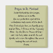 Gebet ~ St. Michael Magnet (Vorne)