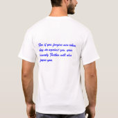 Gebet T-Shirt (Rückseite)