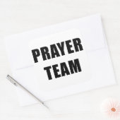 Gebet-Team - Christlicher Geistlicher Quadratischer Aufkleber (Umschlag)