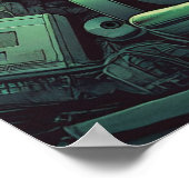 Gebet und Beharrlichkeit - Glaube, Hustel, Erfolg Poster (Ecke)