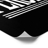 Gebet und Beharrlichkeit - Glaube, Hustel, Erfolg Poster (Ecke)