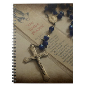 Gebet und Rosary Notizblock