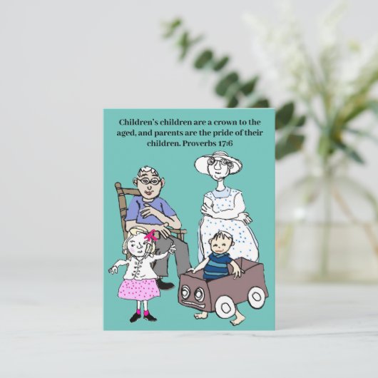 Gebet und Schrift für Großeltern (Stehend Vorderseite)