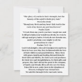 Gebet und Schrift für Großeltern (Rückseite)