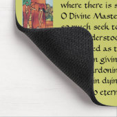Gebet von St Francis… Mousepad (Ecke)