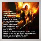 Gebet von St. Michael Poster (Vorne)