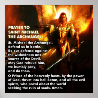 Gebet von St. Michael Poster