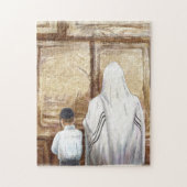 Gebet Western Wall Jerusalem Alte Stadt Israel Jig Puzzle (Vertikal)