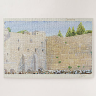 Gebet, Western Wall KOTEL Jerusalem Alte Stadtkuns Puzzle