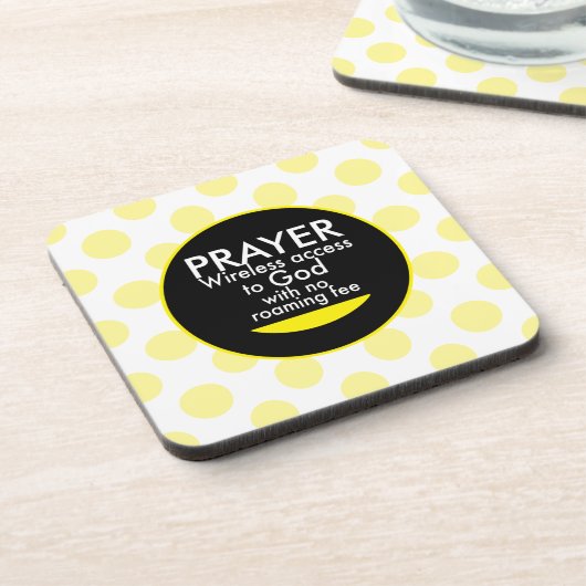 Gebet - Wireless Getränkeuntersetzer (Linke Seite)