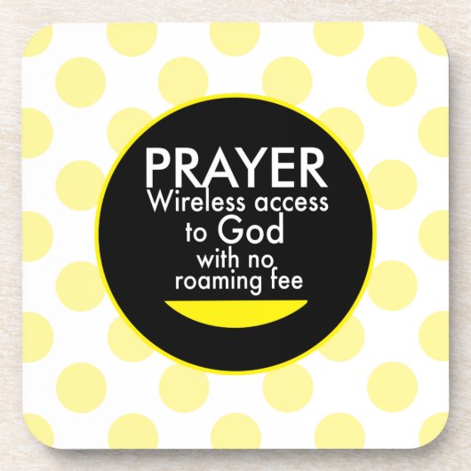 Gebet - Wireless Getränkeuntersetzer (Vorderseite)