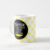 Gebet - Wireless Kaffeetasse (Vorderseite Links)