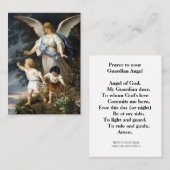 Gebet zu Ihrem Schutzengel Visitenkarte (Vorne/Hinten)