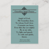 Gebet zu meiner Schutzengel-heiligen Karte (Rückseite)