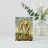 Gebet zu meiner Schutzengel-heiligen Karte (Stehend Vorderseite)