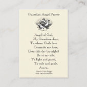 Gebet zu meiner Schutzengel-heiligen Karte (Rückseite)