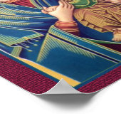 Gebet zu unserer Dame des Perpetual Prayer. Poster (Ecke)