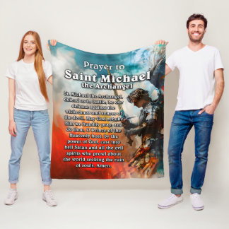 Gebet zum Heiligen Michael dem Erzengel Fleecedecke