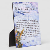 Gebet zum Heiligen Michael dem Erzengel Fotoplatte (Seite)