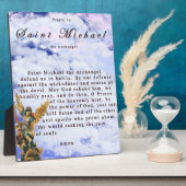 Gebet zum Heiligen Michael dem Erzengel Fotoplatte (Seite)