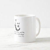 Gebet zum Padre Pio Kaffeetasse (VorderseiteRechts)