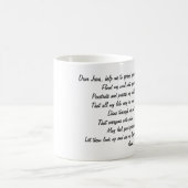 GEBET, ZUM VON VON JESUS-TASSE AUSZUSTRAHLEN KAFFEETASSE (Mittel)