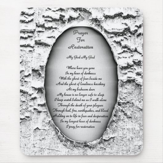 Gebet zur Wiederherstellung Mousepad (Vorne)