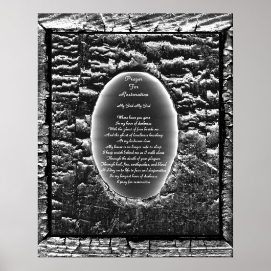 Gebet zur Wiederherstellung Poster (Vorne)