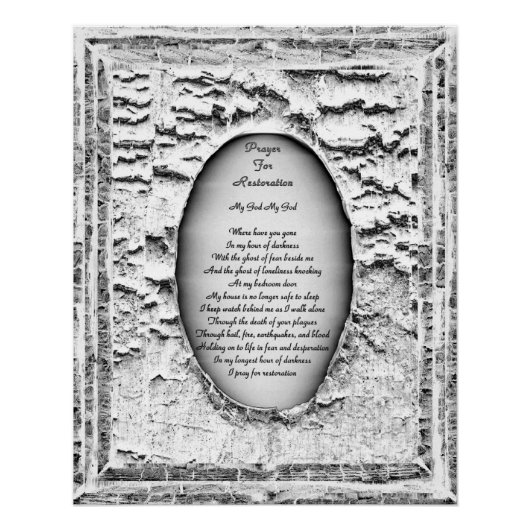 Gebet zur Wiederherstellung Poster (Vorderseite)