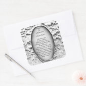 Gebet zur Wiederherstellung Quadratischer Aufkleber (Umschlag)