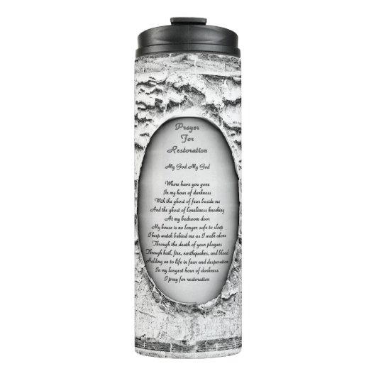 Gebet zur Wiederherstellung Thermosbecher (Vorderseite)