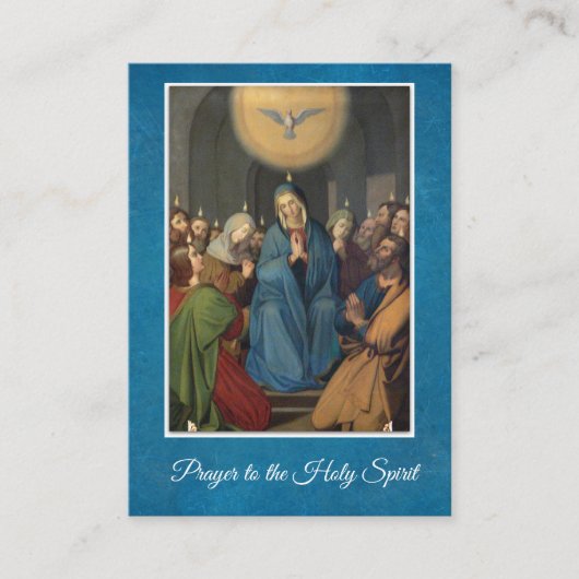 Gebete an die Heilige Geist Gesegnete Jungfrau Hei Visitenkarte (Vorderseite)