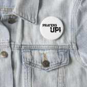 Gebete auf Knopfdruck weiß Button (Beispiel)