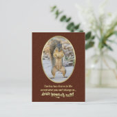 Gebete der Heiligkeit in einer Nuss Postkarte (Stehend Vorderseite)