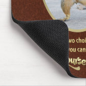 Gebete der Stille in einer Nuss Mousepad (Ecke)