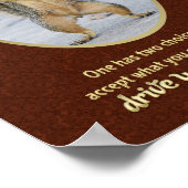 Gebete der Stille in einer Nuss Poster (Ecke)